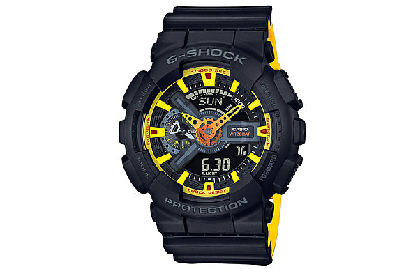 CASIO G-Shock Analog-Digital 'Black Yellow' GA-110BY