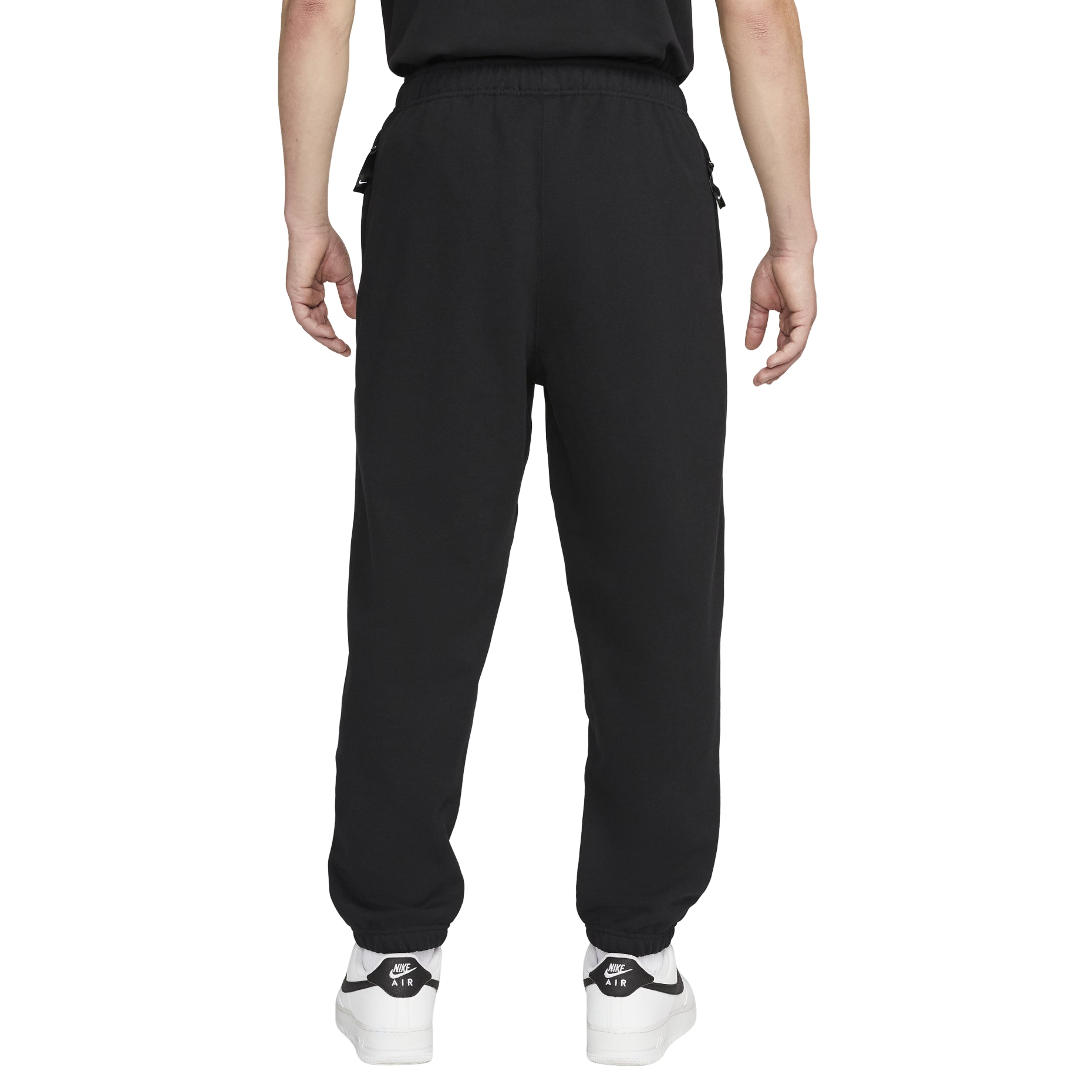 Nike Solo Swoosh French Terry Trousers 'Black' DX0816-010