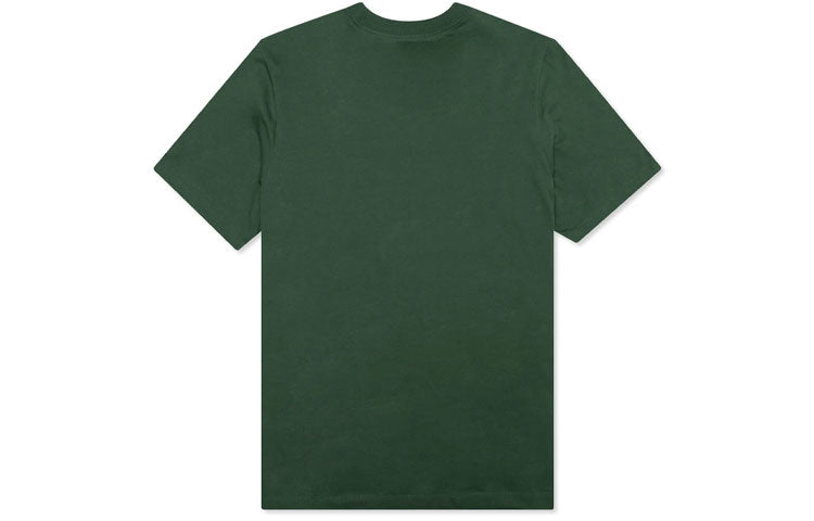 Air Jordan Paris Saint-Germain Logo Printing Sports Round Neck Short Sleeve Green DB6510-333