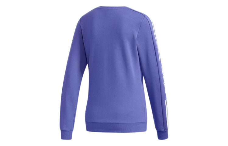 (WMNS) adidas neo Round-neck Sweatshirt Purple GD1635