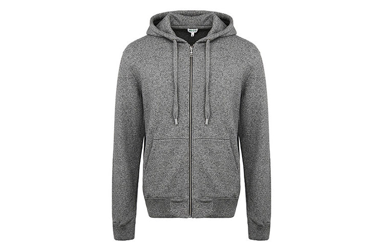 Men's KENZO Alphabet Logo Zipper Dark Grey F005BL7224MD-98