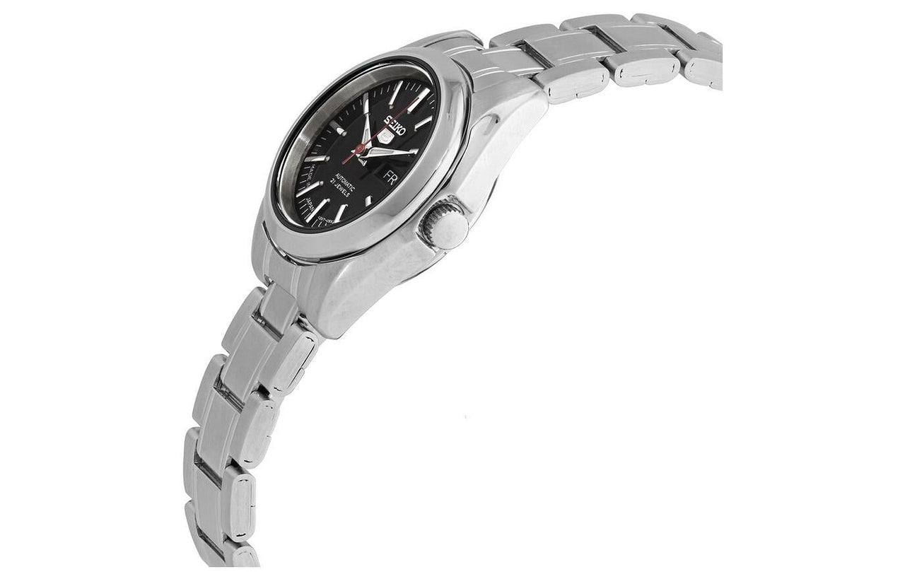 SEIKO Calendar waterproof Business 5 Automatic Mechanical Watch Black SYMK17J1