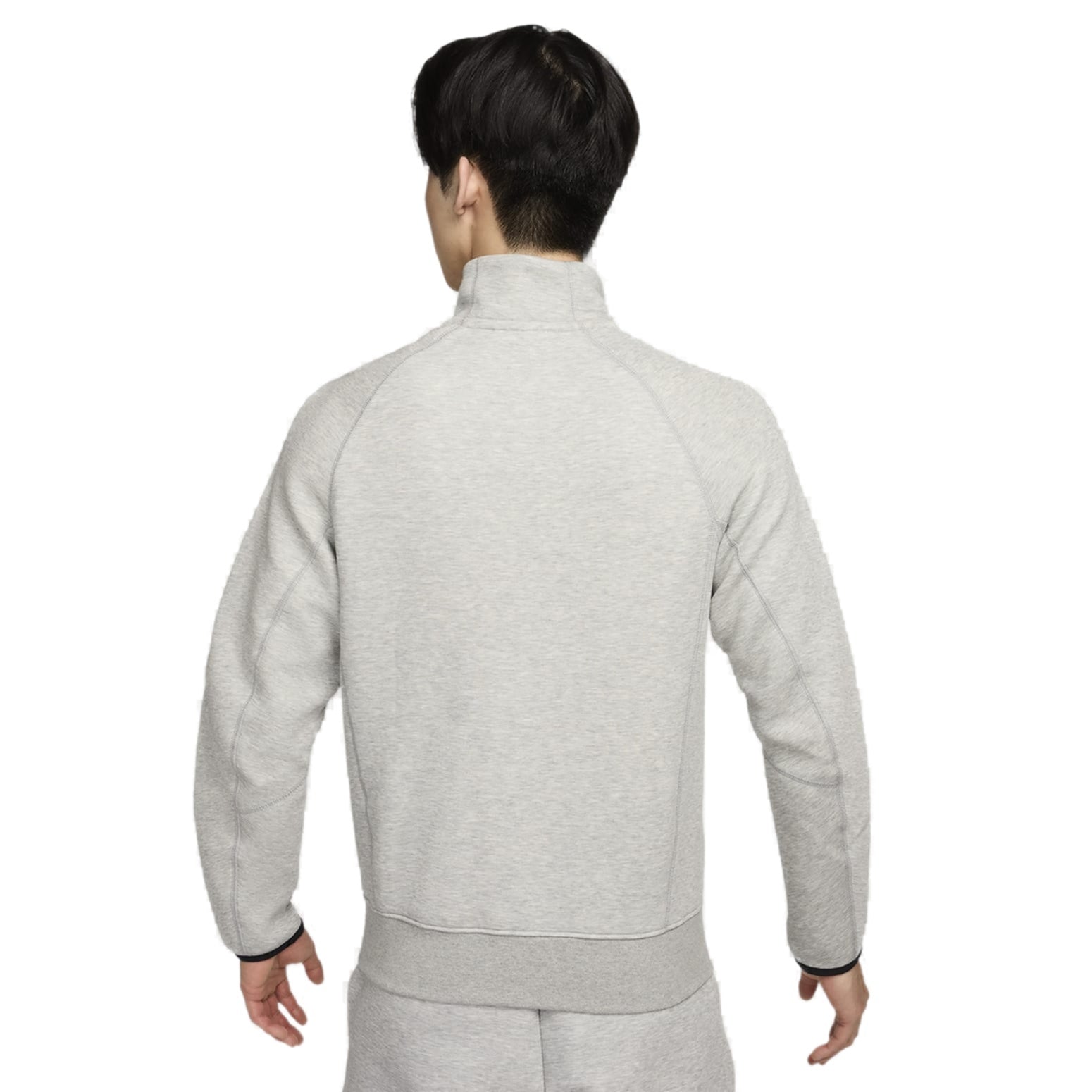 Nike Tech Fleece Half Zip Sweatshirt Asia sizing 'Grey' FB7999-063
