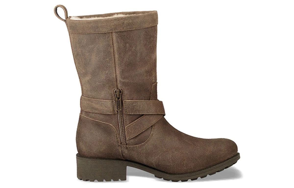 (WMNS) UGG Glendale Snow Boots Brown 1095152-DOVE