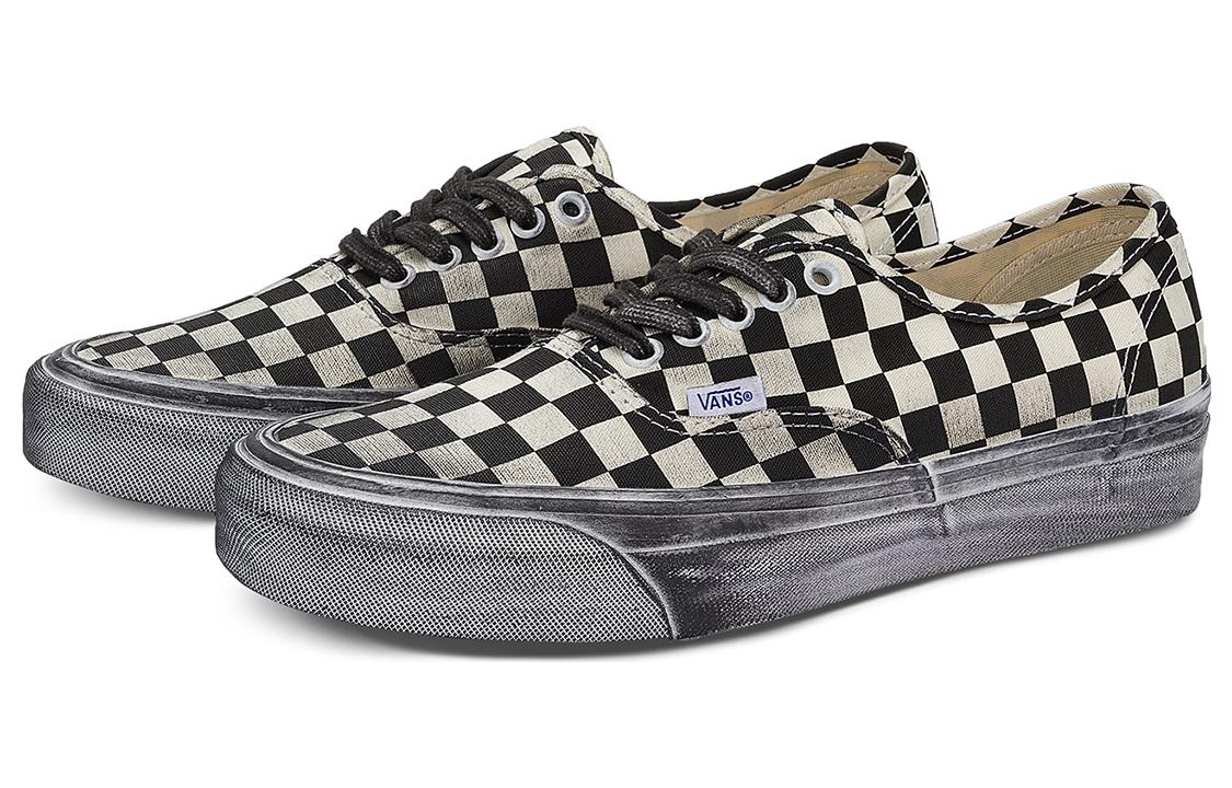 Vans Vault OG Authentic LX 'Stressed Black White Checkerboard' VN0A5FBD95Y1