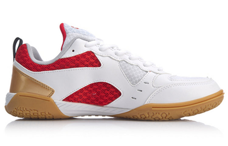 Li-Ning Ma Long Signature Table Tennis Shoes 'Red White' APTP001-2