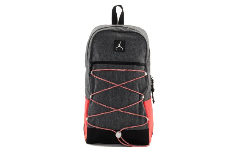 Air Jordan Polyester Backpack 'Greyred' DD3028-091