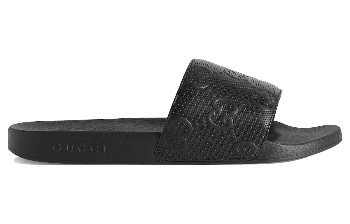Gucci GG slide sandal 'Demetra Black' 681880-UKU00-1000
