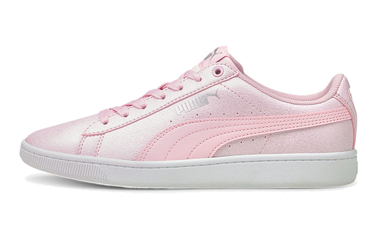 (GS) PUMA Vikky V2 Glitz 2 Casual Board Shoes Pink/White 373168-05