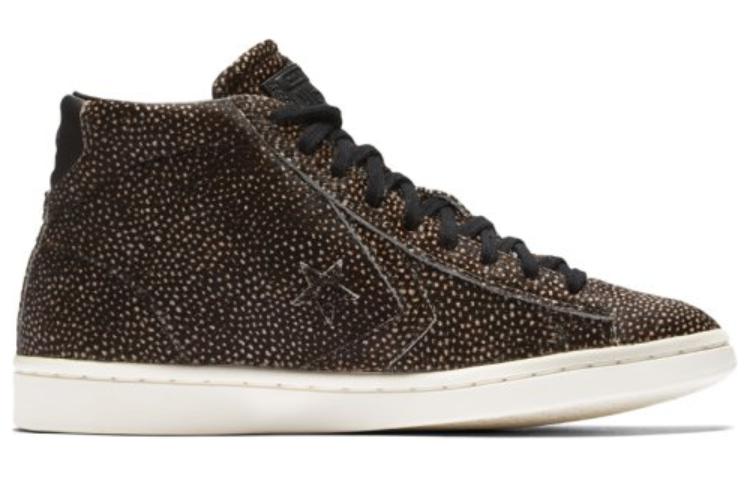 (WMNS) Converse Pro Leather LP Mid 'Black White Egret' 558017C