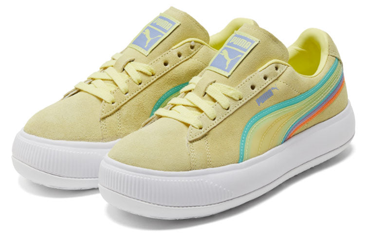 (WMNS) PUMA Suede Mayu 'Yellow White Purple' 382580-02