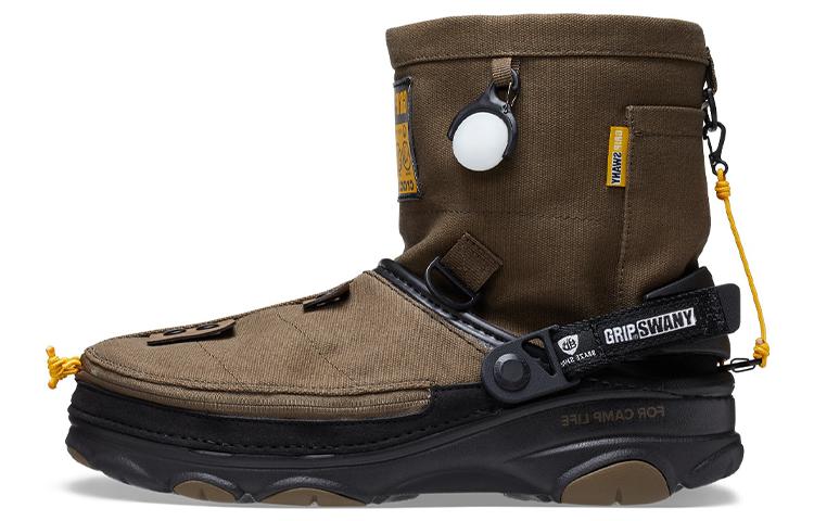 Crocs x GRIP SWANY atmos All-Terrain Clog 'Olive' 208017-337