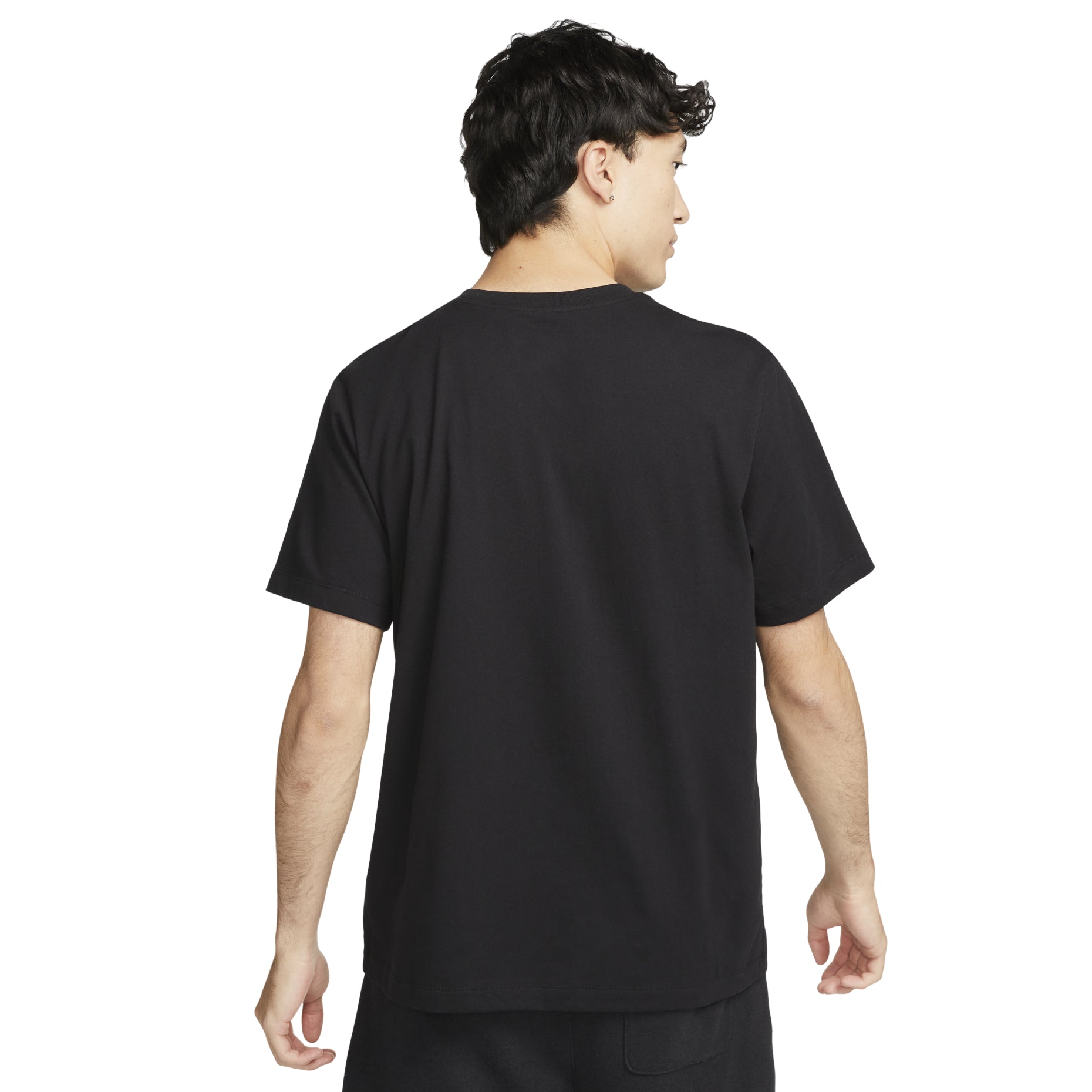 Nike Just Do It Swoosh T-shirt Asia Sizing 'Black White' AR5007-011