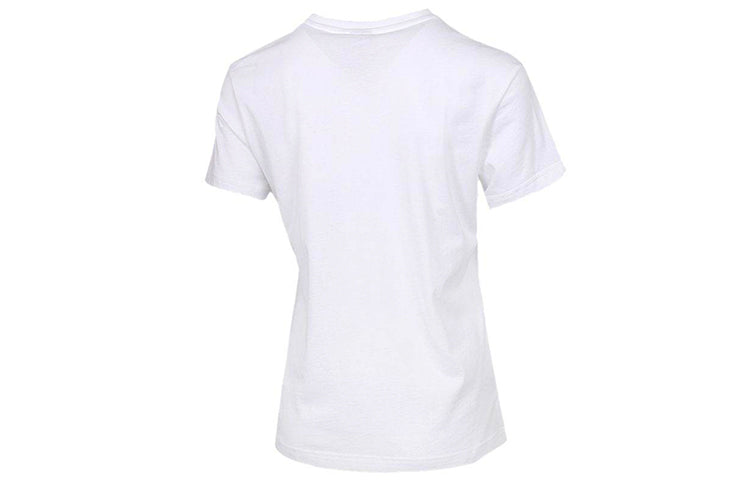 (WMNS) PUMA Classics Logo Tee Living Series Short Sleeve White Gold Color 579406-52