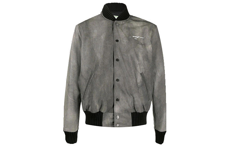 Off-White SS20 Airport Arrow Printing Jacket Men Grey OMEA208S20H900031088