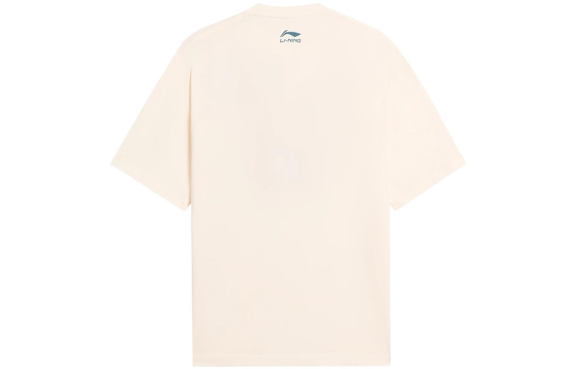 Li-Ning x Disney Graphic Loose Fit T-shirt 'Beige' AHSS255-1
