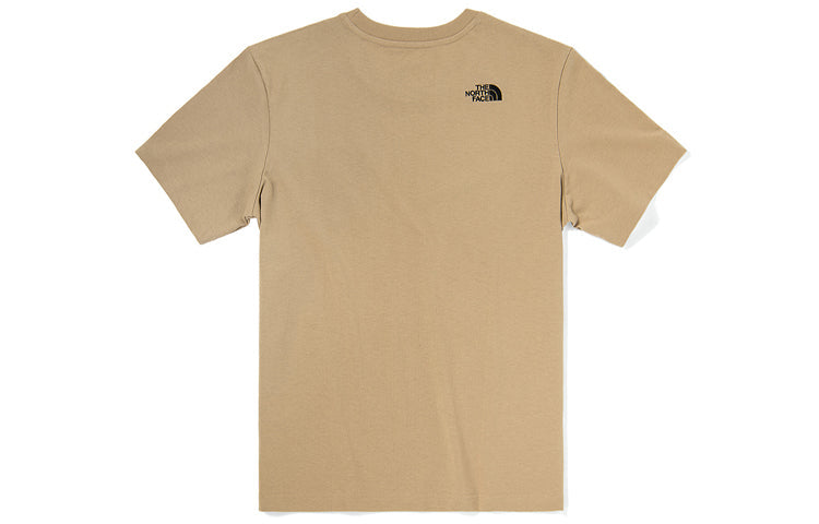 THE NORTH FACE Outdoor Breathable Short Sleeve Couple Style Khaki 4NEV-H7E