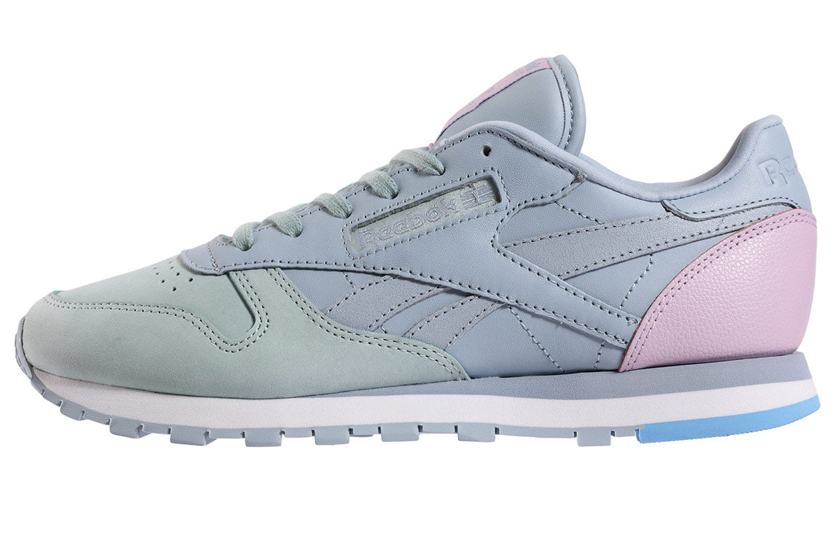 (WMNS) Reebok Classic Leather Sports Casual Shoes 'Blue Green' BS7592