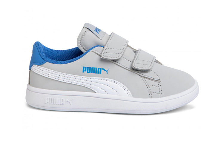 (PS) PUMA Smash V2 Buck V Ps Leisure Board Shoes Grey/Blue 365183-15