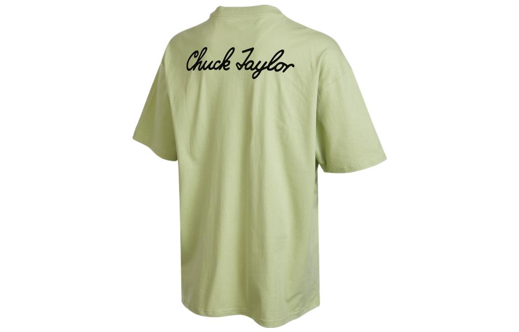 Converse Chuck Taylor Shoe Patch T-Shirt Asia Sizing 'Green' 10020931-A18