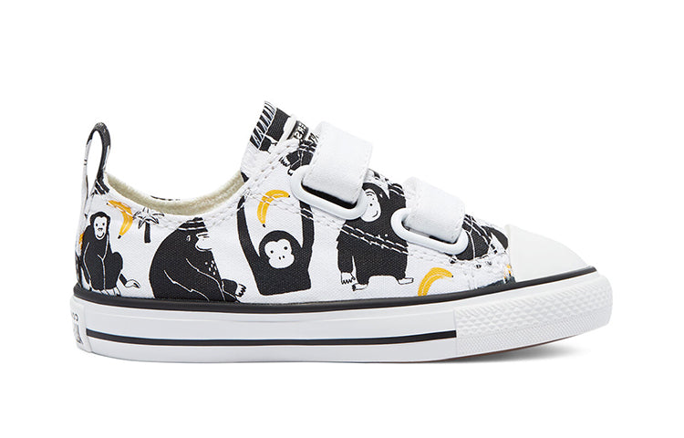 (TD) Converse Chuck Taylor All Star Low Top Canvas Shoes Black/White 771129C