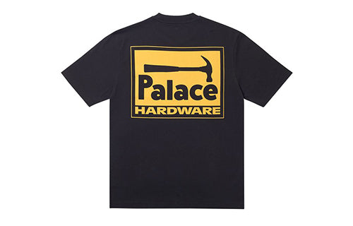 PALACE HARDWARE T-SHIRT BLACK Printing Short Sleeve P19SS022