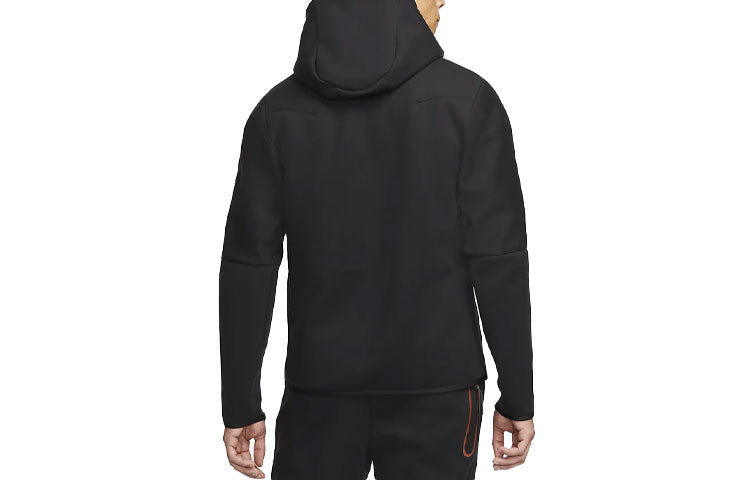 Men's Nike Sportswear Tech Logo Printing Sports Cap Jacket Black DD4802-010