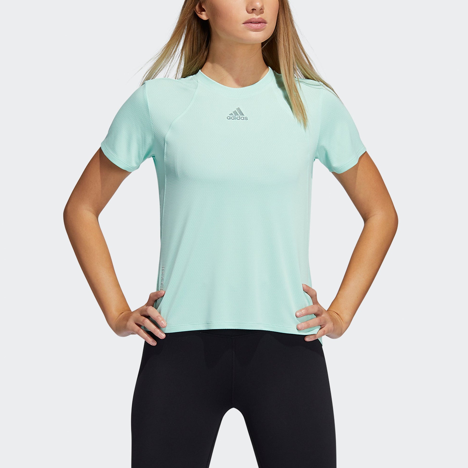(WMNS) adidas Heatrdy Focus T Intense Training Sports Short Sleeve T-shirt Mint Green H20749