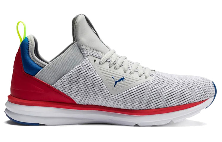 PUMA Enzo Beta Woven Low-top Running Shoes Grey/Red/Blue 192444-05