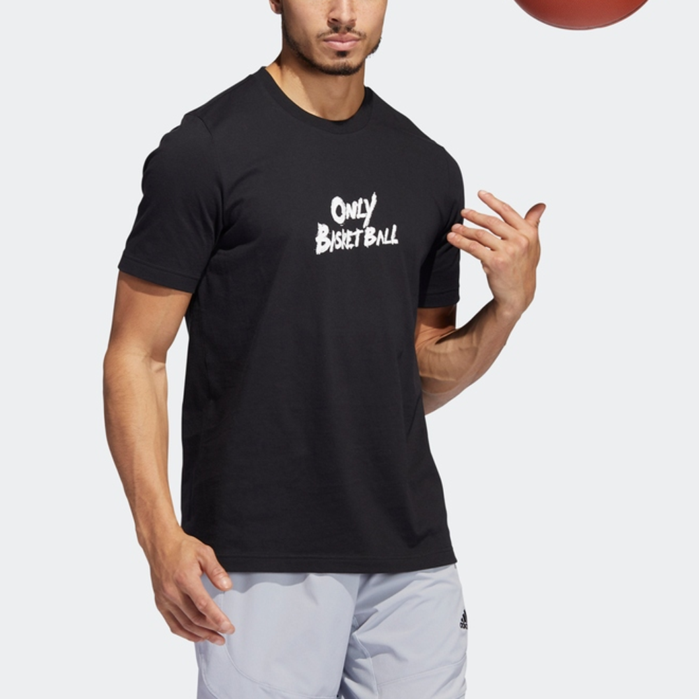 adidas Graphic Shirts Asia Sizing 'Black' HS6615