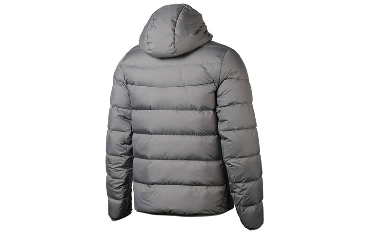 Nike Strike Printing Pattern hooded down Jacket Gray DA6665-087