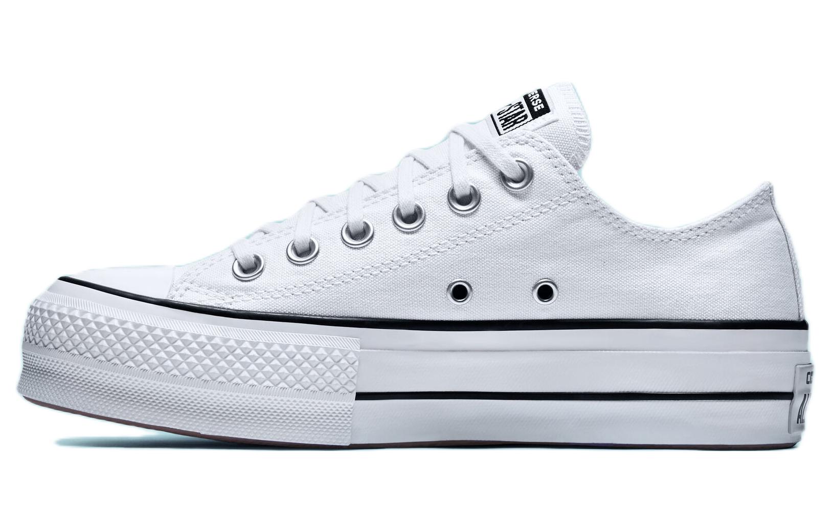 (WMNS) Converse Chuck Taylor All Star Lift Low 'White Black' 560251F
