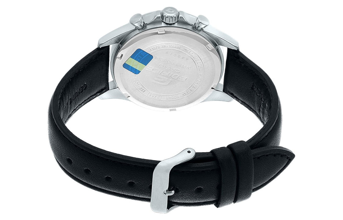 Men's CASIO Minimalistic Strap waterproof Multifunction Watch EFB-508JL-1A Mens Black Analog EFB-508JL-1A2021