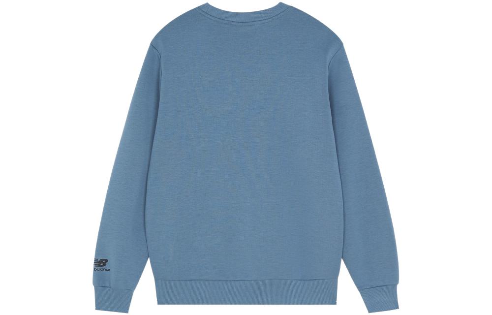 New Balance Lifestyle Sweatshirt Asia Sizing 'Blue' AMT13388-STL