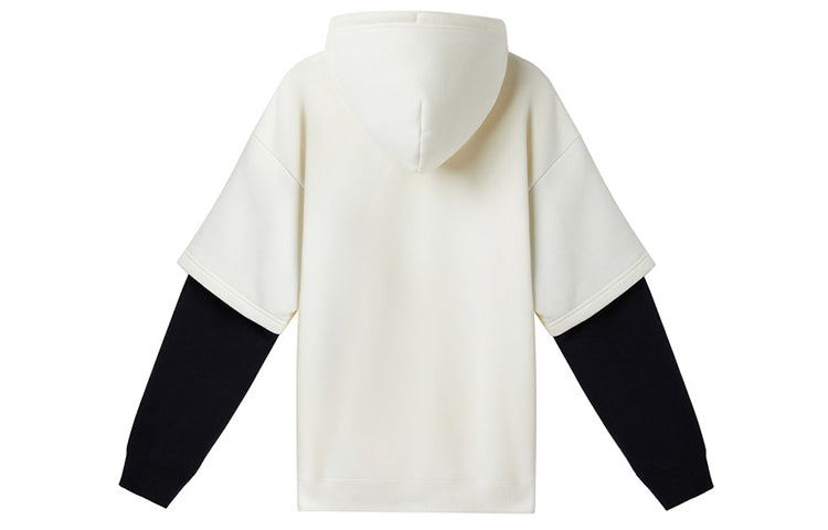 New Balance Splicing Casual Pullover Couple Style White NCA3S523-IV