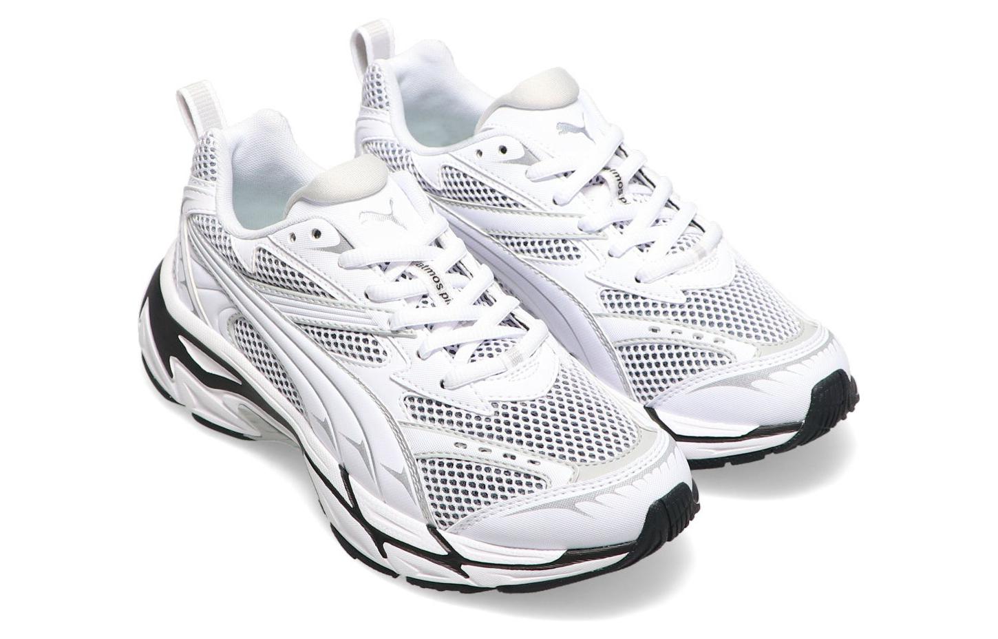 (WMNS) PUMA x Atmos Pink Morphic 'White Black Silver' 396413-01