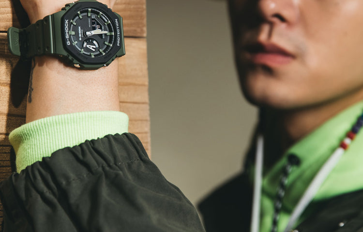 CASIO G-Shock Analog-Digital 'Green' GA-2110SU-3A