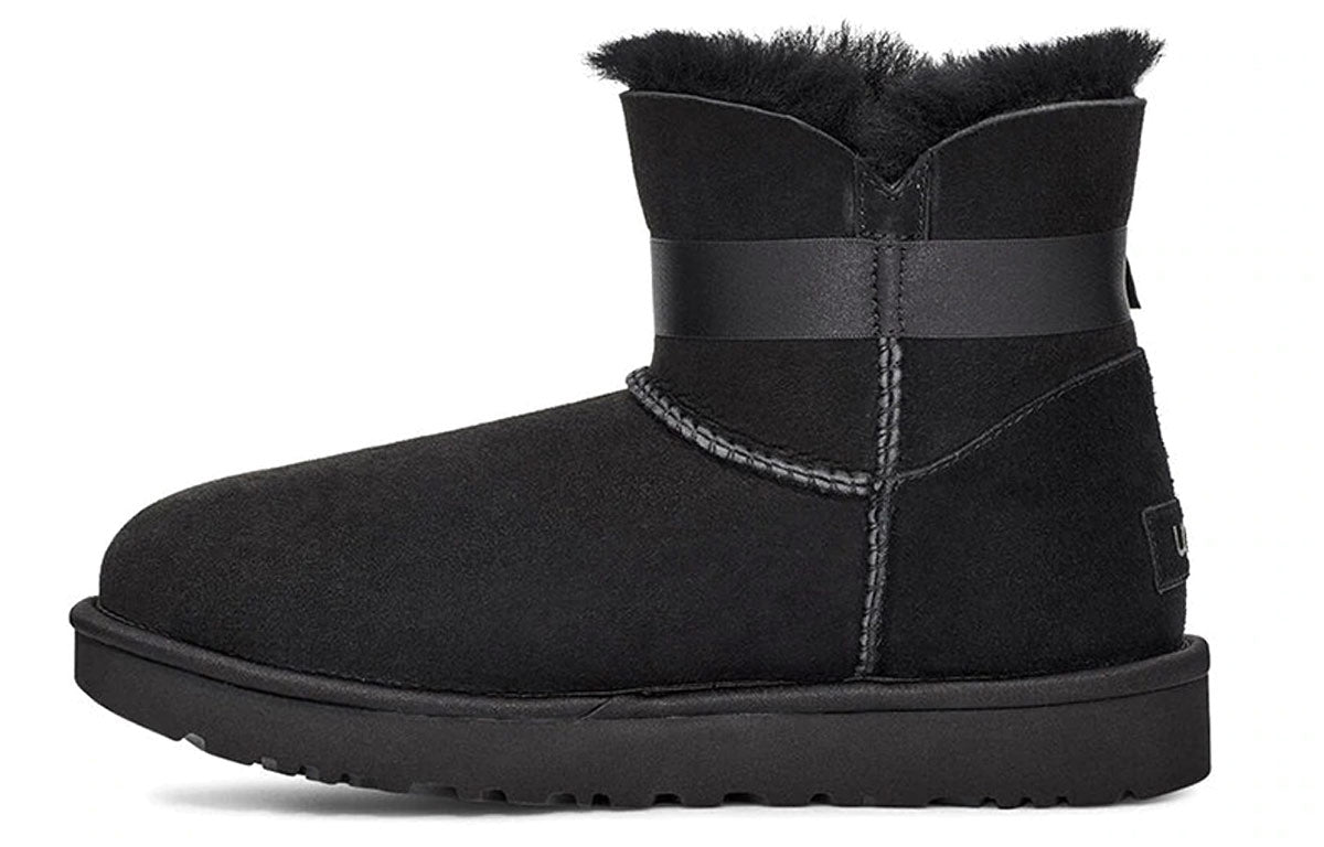 (WMNS) UGG Karlie Brooch 'Black' 1110430-BLK