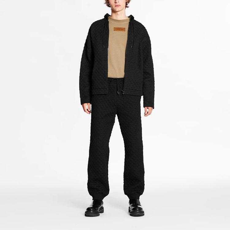 LOUIS VUITTON Lvse Damie Full Zip For Men Black 1A8HCD