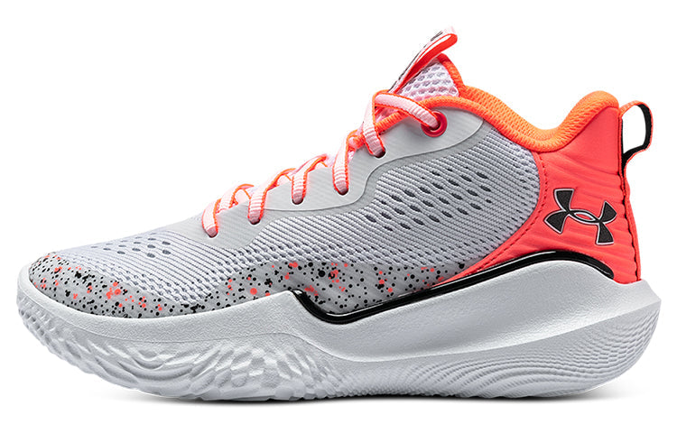 (WMNS) Under Armour Flow Breakthru 2 'White Orange' 3024594-104