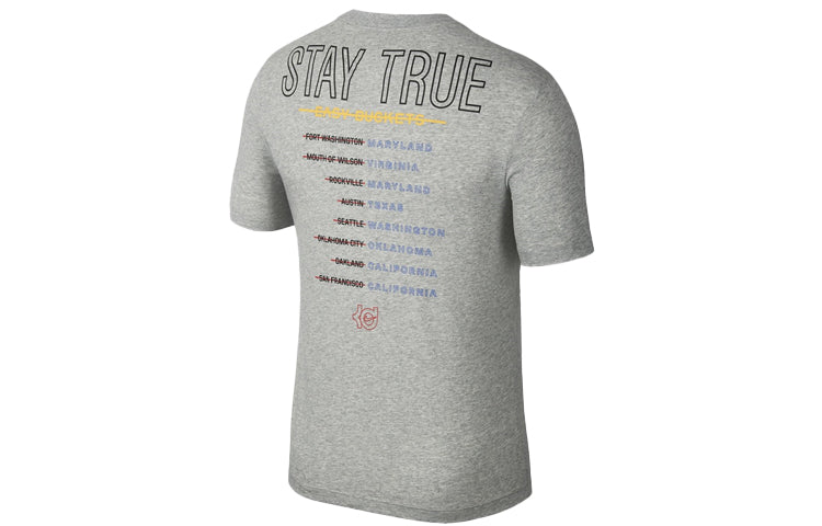 Nike DRI-FIT Durant Basketball Short Sleeve Gray BQ3623-064