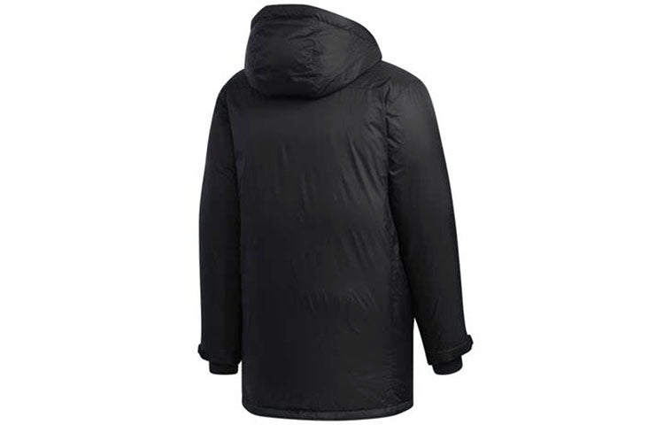adidas Terrex Xplr Um Dwn Par Outdoor Windproof Stay Warm hooded down Jacket Black FJ9243