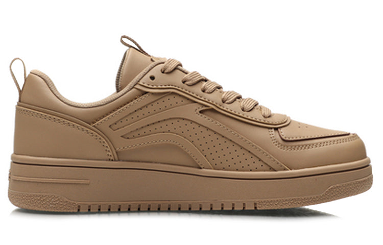 (WMNS) Li-Ning Classic Leisure Low 'Triple Brown' AGCP128-5