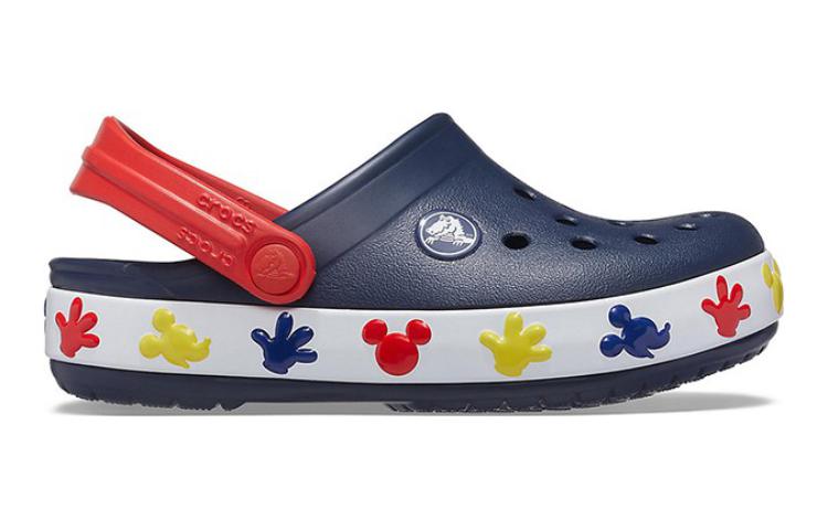 (GS) Crocs Fun Lab Mickey Lights Clogs 'Navy Multi' 207459-410