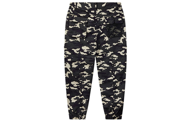 FILA Casual Sports Woven Camouflage Cargo Pants Men's Blue F51M048806F-ZA