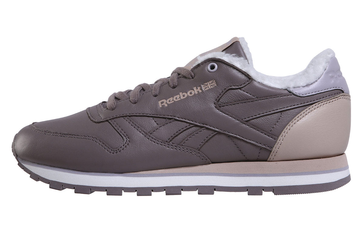 (WMNS) Reebok Classic Leather Running Shoes Purple DV5088