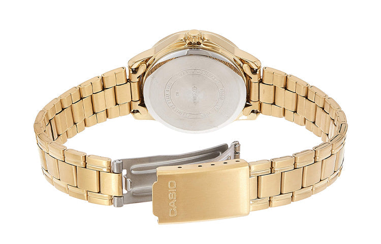 CASIO Color Watch Business Gold Analog LTP-V004G-9BUDF