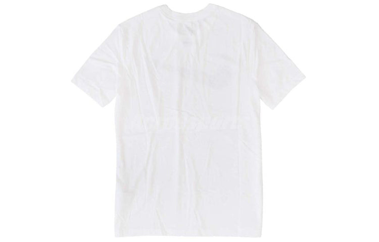 Nike DRI-FIT Big Swoosh Basketball Round Neck Short Sleeve White BQ3658-100