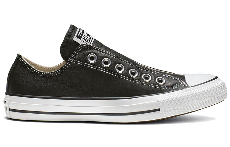 Converse Chuck Taylor All Star Leather Slip 'Black White' 164976C