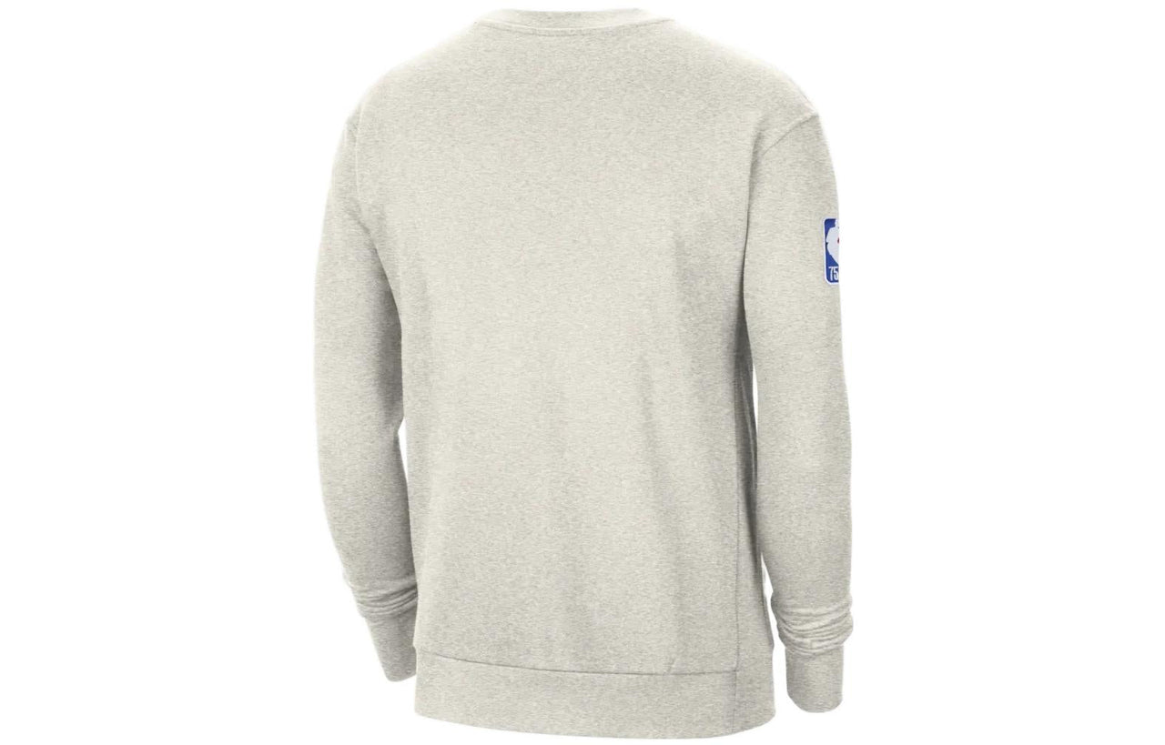 Men's Nike NBA Dallas Mavericks Alphabet Team Logo Printing Round Neck Casual Pullover Gray DN4910-051